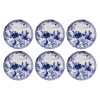 Service Plate Set (6 Pieces) Heaven Blue Blue
White