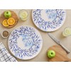 Service Plate Set (6 Pieces) Blue Ivy Blue
White
Aqua