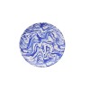 Service Plate Set (6 Pieces) Blue Wave Blue
White