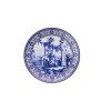 Service Plate Set (6 Pieces) Antique Blue Blue
White