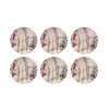Service Plate Set (6 Pieces) Flos Multicolor