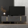 TV Stand Detas - Anthracite, Gold Anthracite
Gold