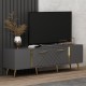 TV Stand Detas - Anthracite, Gold Anthracite
Gold TV Stand Detas - Anthracite, Gold Anthracite
Gold