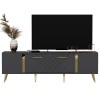 TV Stand Detas - Anthracite, Gold Anthracite
Gold