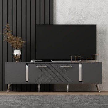 TV Stand Detas - Anthracite, Silver Anthracite
Silver