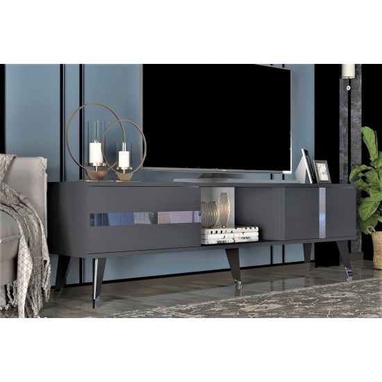 TV Stand Vania - Anthracite, Silver Anthracite
Silver TV Stand Vania - Anthracite, Silver Anthracite
Silver