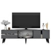 TV Stand Vania - Anthracite, Silver Anthracite
Silver