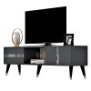 TV Stand Vania - Anthracite, Silver Anthracite
Silver