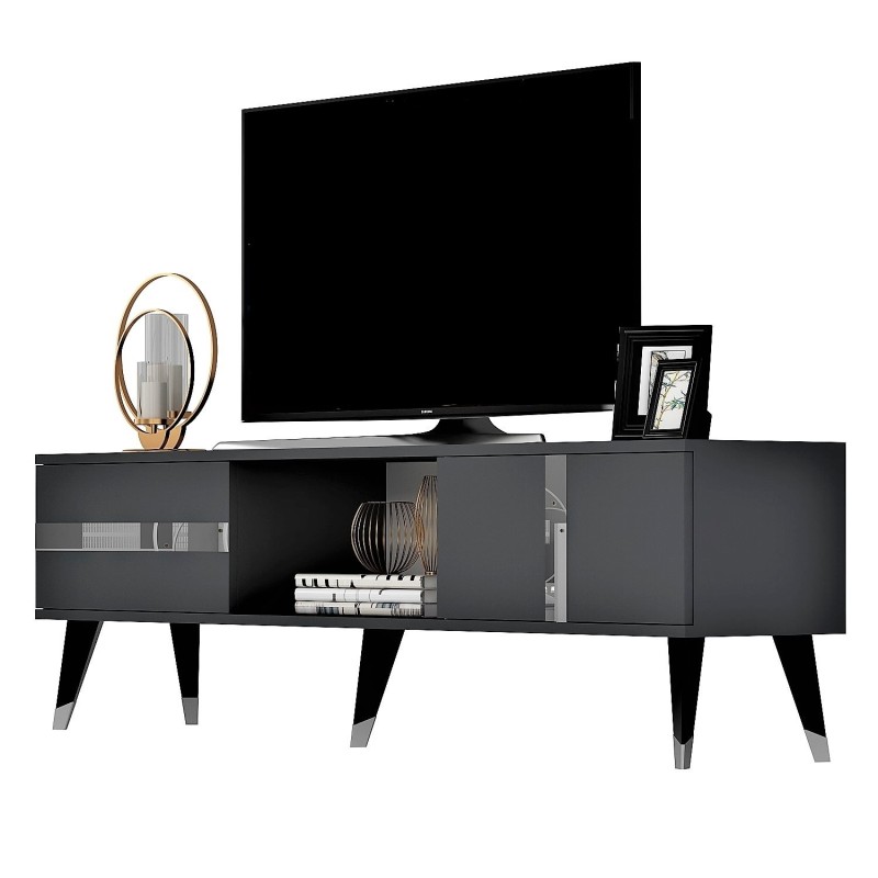 TV Stand Vania - Anthracite, Silver Anthracite
Silver