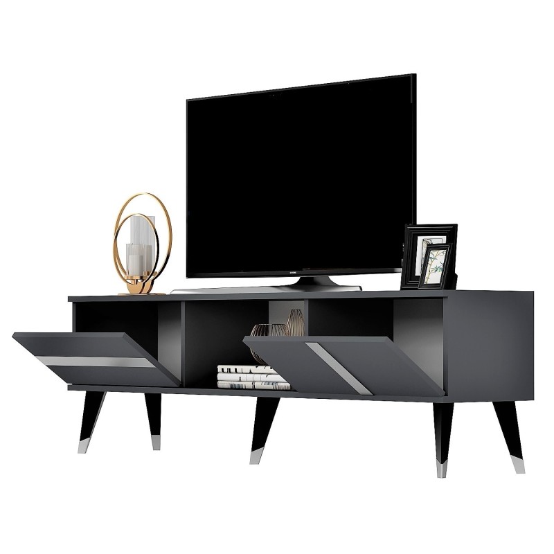 TV Stand Vania - Anthracite, Silver Anthracite
Silver