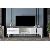 TV Stand Vania - White, Silver White
Silver