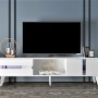 TV Stand Vania - White, Silver White
Silver