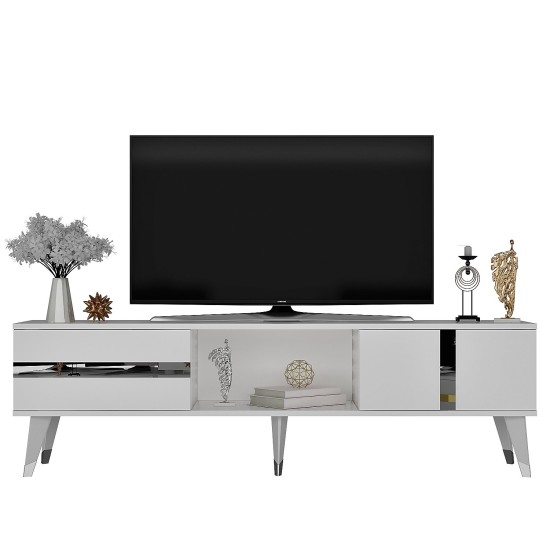 TV Stand Vania - White, Silver White
Silver TV Stand Vania - White, Silver White
Silver