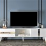 TV Stand Vania - White, Gold White
Gold