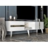 TV Stand Vania - White, Gold White
Gold