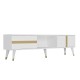 TV Stand Vania - White, Gold White
Gold TV Stand Vania - White, Gold White
Gold
