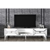 TV Stand Yumedi - White, Silver White
Silver