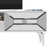 TV Stand Yumedi - White, Silver White
Silver