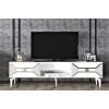 TV Stand Yumedi - White, Gold White
Gold