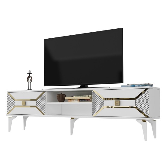 TV Stand Yumedi - White, Gold White
Gold TV Stand Yumedi - White, Gold White
Gold
