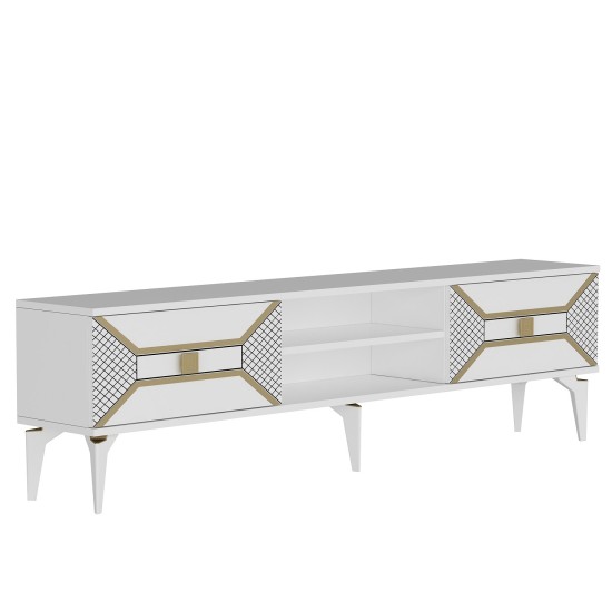 TV Stand Yumedi - White, Gold White
Gold TV Stand Yumedi - White, Gold White
Gold