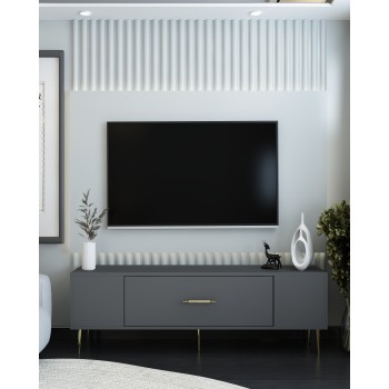 TV Stand Dekos - Anthracite, Gold Anthracite
Gold