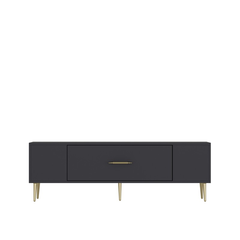 TV Stand Dekos - Anthracite, Gold Anthracite
Gold