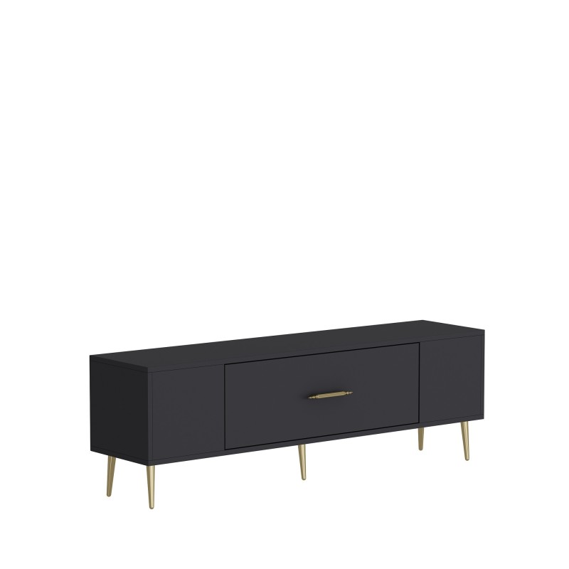 TV Stand Dekos - Anthracite, Gold Anthracite
Gold