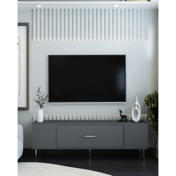 TV Stand Dekos - Anthracite, Silver Anthracite
Silver