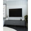 TV Stand Dekos - Anthracite, Silver Anthracite
Silver