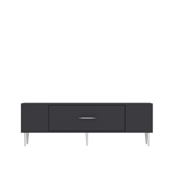 TV Stand Dekos - Anthracite, Silver Anthracite
Silver