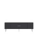 TV Stand Dekos - Anthracite, Silver Anthracite
Silver