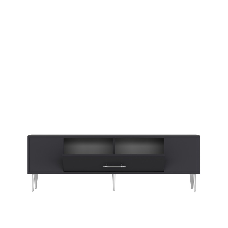 TV Stand Dekos - Anthracite, Silver Anthracite
Silver