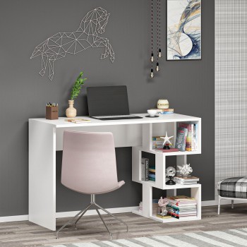 Study Desk Dardanos - White White