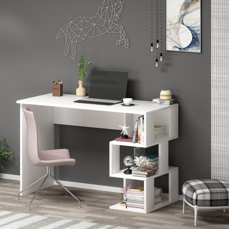 Study Desk Dardanos - White White