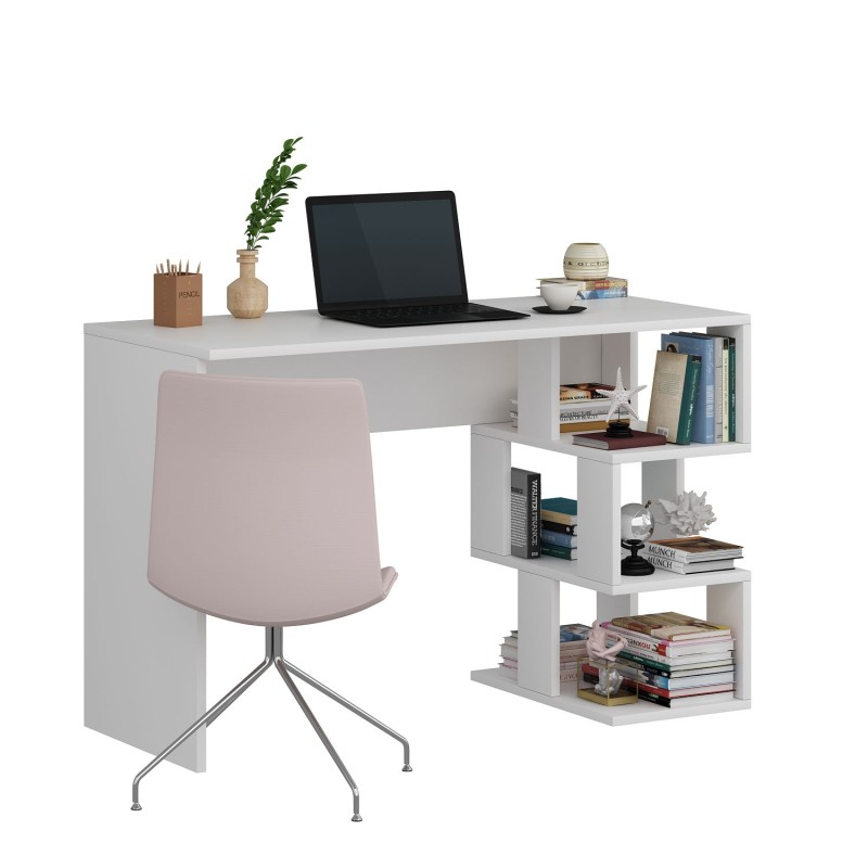 Study Desk Dardanos - White White