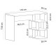 Study Desk Dardanos - White White