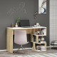 Study Desk Dardanos - White, Sapphire Oak White
Sapphire Oak