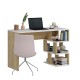 Study Desk Dardanos - White, Sapphire Oak White
Sapphire Oak