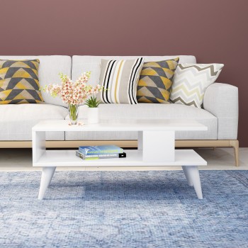 Coffee Table Ayca - White White