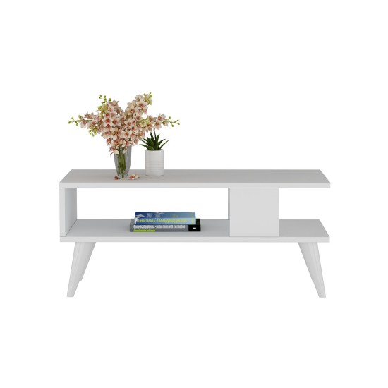Coffee Table Ayca - White White Coffee Table Ayca - White White