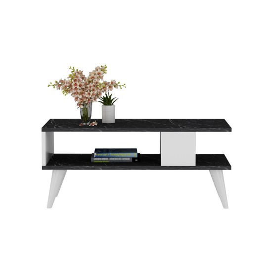 Coffee Table Ayca - Black, White Black
White Coffee Table Ayca - Black, White Black
White