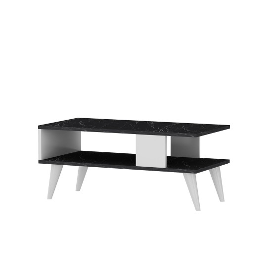Coffee Table Ayca - Black, White Black
White Coffee Table Ayca - Black, White Black
White