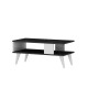 Coffee Table Ayca - Black, White Black
White Coffee Table Ayca - Black, White Black
White
