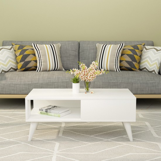 Coffee Table Seul - White White Coffee Table Seul - White White