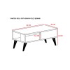 Coffee Table Seul - White White