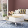 Coffee Table Delux - Sapphire, White Sapphire
White