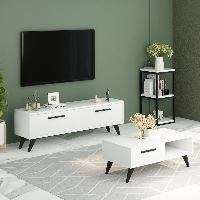 TV Stand Melisa - White White