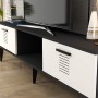TV Stand Asimo - Anthracite, White Anthracite
White