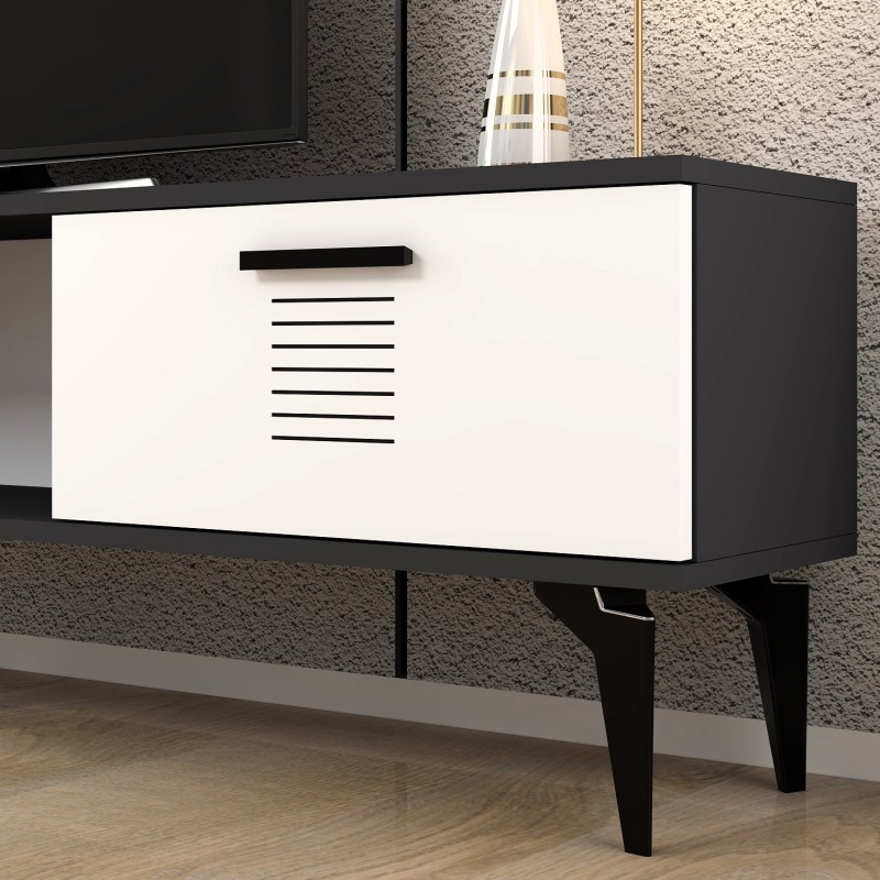 TV Stand Asimo - Anthracite, White Anthracite
White